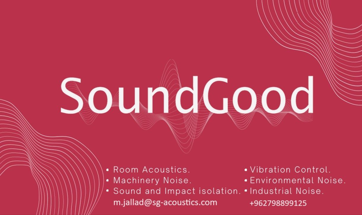 SoundGood Company, Acoustical Solution, Noise and Vibration Control